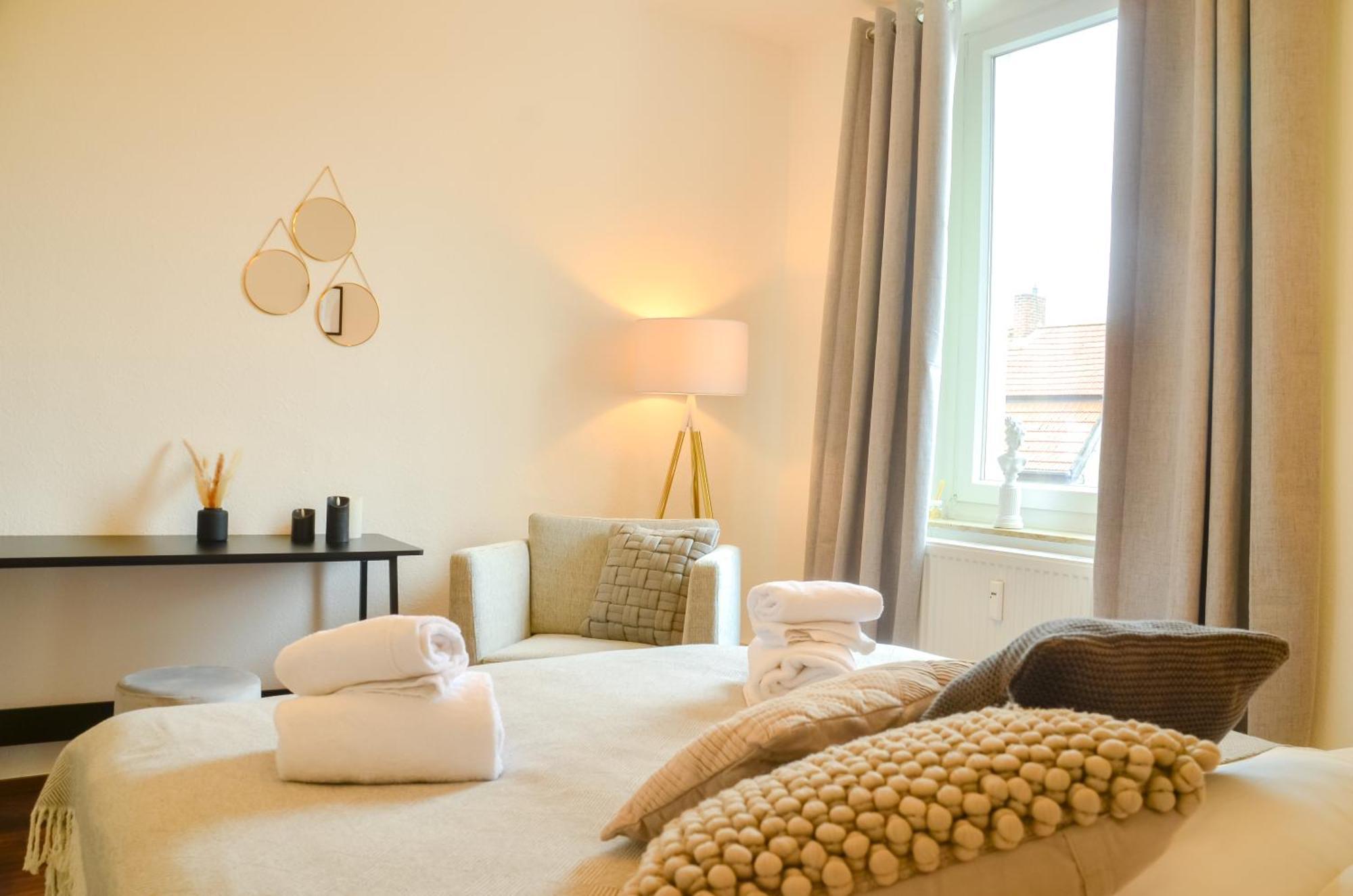 Milpau Buer 3 - Modernes Und Zentrales Premium-Apartment Mit Queensize-Bett, Netflix, Nespresso Und Smart-Tv Gelsenkirchen Exterior photo